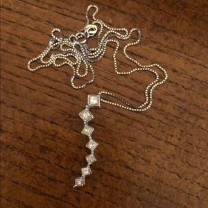 14kt WG Diamond Journey Necklace😍❤️😍